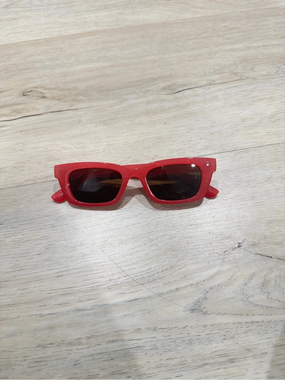 Aerie Rectangle Sunglasses in Coral Pink